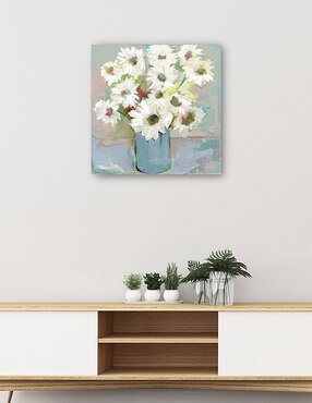 Cuadro decorativo Panache de pétalos II técnica mixta Cuadros Jr Floreros
