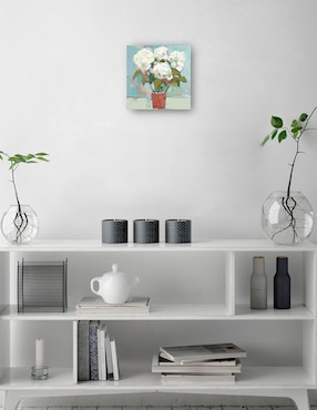 Cuadro decorativo Panache de pétalos I técnica mixta Cuadros Jr Macetas