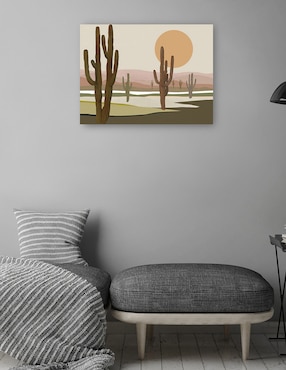 Cuadro decorativo Paisaje lunar del desierto II técnica mixta Cuadros Jr Desiertos