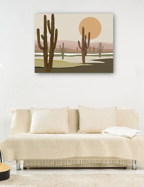 Cuadro decorativo Paisaje lunar del desierto II técnica mixta Cuadros Jr Desiertos