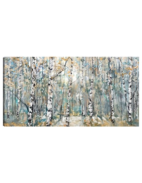 Cuadro decorativo Panel Caleidoscopio Árboles II técnica mixta Cuadros Jr Bosques