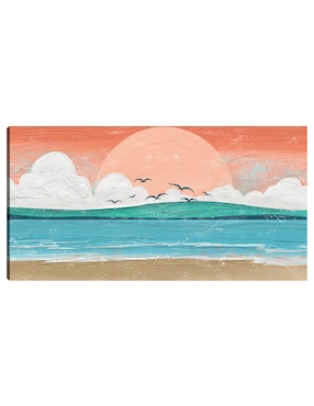 Cuadro decorativo Pedazo de paraíso I técnica mixta Cuadros Jr Playas