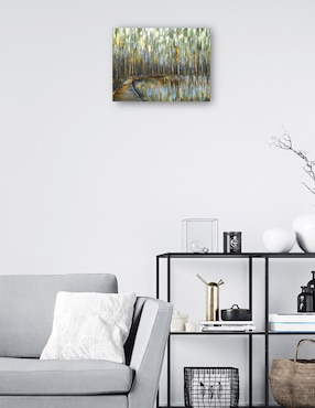 Cuadro decorativo Paseo marítimo técnica mixta Cuadros Jr Lagunas