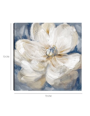 Cuadro decorativo Peonía perfecta técnica mixta Cuadros Jr Floración