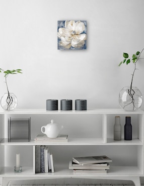 Cuadro decorativo Peonía perfecta técnica mixta Cuadros Jr Floración