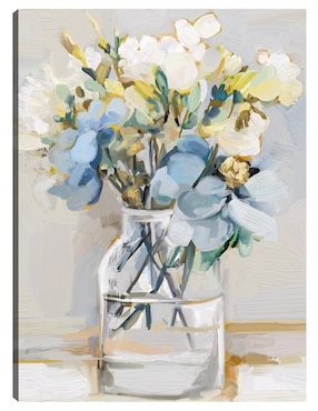 Cuadro decorativo Pequeñas flores III técnica mixta Cuadros Jr Floreros