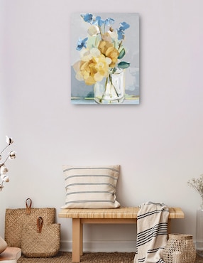 Cuadro decorativo Pequeñas flores II técnica mixta Cuadros Jr Floreros