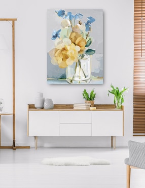 Cuadro decorativo Pequeñas flores II técnica mixta Cuadros Jr Floreros