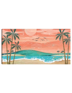 Cuadro decorativo Pedazo de paraíso II técnica mixta Cuadros Jr Playas