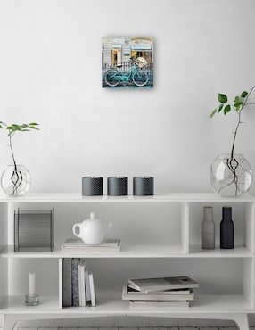 Cuadro decorativo Paseo en pasarela técnica mixta Cuadros Jr Lugares