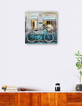 Cuadro decorativo Paseo en pasarela técnica mixta Cuadros Jr Lugares