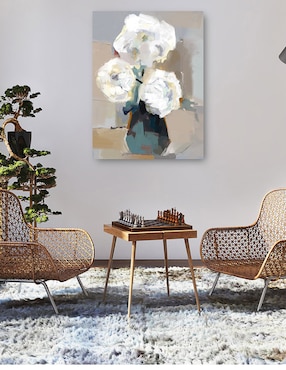 Cuadro decorativo Pétalo Panache IV técnica mixta Cuadros Jr Floreros