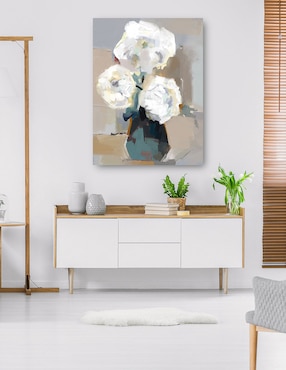 Cuadro decorativo Pétalo Panache IV técnica mixta Cuadros Jr Floreros
