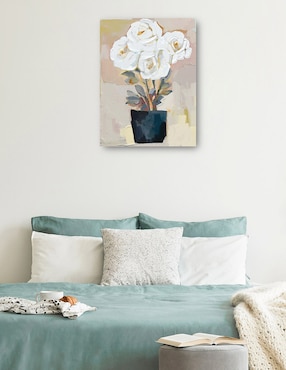 Cuadro decorativo Pétalo Panache III técnica mixta Cuadros Jr Macetas