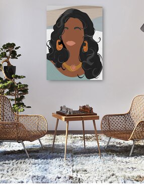 Cuadro decorativo Phoebe técnica mixta Cuadros Jr Gente