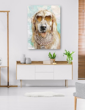 Cuadro decorativo Perrito divas II técnica mixta Cuadros Jr Animales Domésticos
