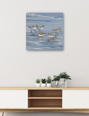 Cuadro decorativo Playa de la lavandera II técnica mixta Cuadros Jr Aves Silvestres