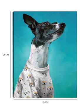 Cuadro decorativo PJ cachorros I técnica mixta Cuadros Jr Animales Domésticos