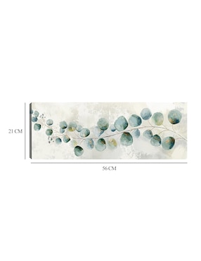 Cuadro decorativo Rama de eucalipto II técnica mixta Cuadros Jr Floración