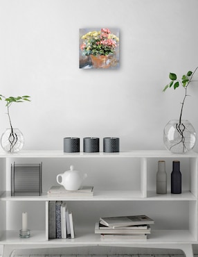 Cuadro decorativo Ramo de arcilla técnica mixta Cuadros Jr Macetas