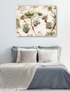 Cuadro decorativo Príncipe verde técnica mixta Cuadros Jr Primavera