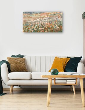 Cuadro decorativo Primavera silenciosa técnica mixta Cuadros Jr Primavera
