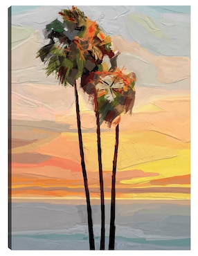 Cuadro decorativo Puesta de sol técnica mixta Cuadros Jr Crepúsculo