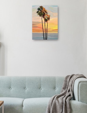 Cuadro decorativo Puesta de sol técnica mixta Cuadros Jr Crepúsculo