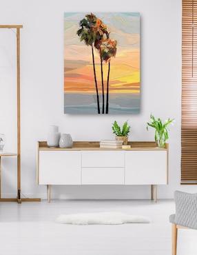 Cuadro decorativo Puesta de sol técnica mixta Cuadros Jr Crepúsculo