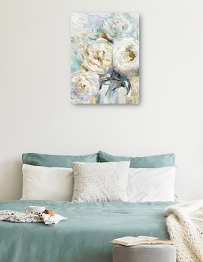 Cuadro decorativo Primavera de peonía técnica mixta Cuadros Jr Floración