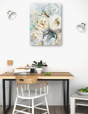 Cuadro decorativo Primavera de peonía técnica mixta Cuadros Jr Floración