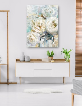 Cuadro decorativo Primavera de peonía técnica mixta Cuadros Jr Floración