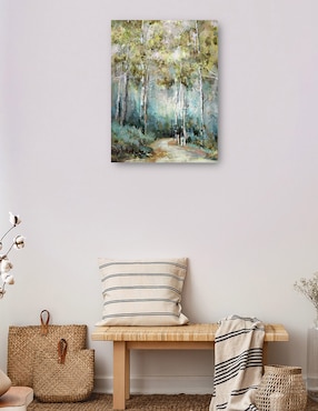 Cuadro decorativo Primavera sinuosa técnica mixta Cuadros Jr Bosques