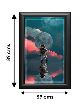 Cuadro decorativo Pixelarte astronauta