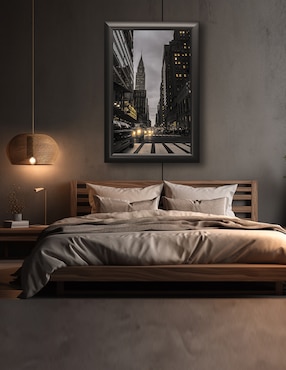 Cuadro decorativo Pixelarte nueva york