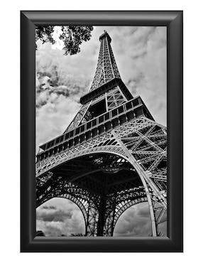 Cuadro decorativo Pixelarte torre de parís