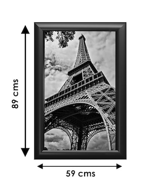 Cuadro decorativo Pixelarte torre de parís