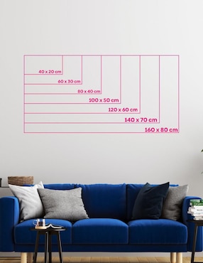 Cuadro decorativo Canvas Lab New york skyline - la style