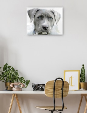 Cuadro decorativo Sabuesos de galería II técnica mixta Cuadros Jr Animales Domésticos
