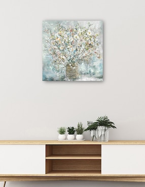 Cuadro decorativo Reunión de País II técnica mixta Cuadros Jr Floreros