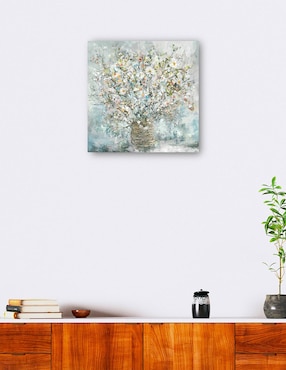 Cuadro decorativo Reunión de País II técnica mixta Cuadros Jr Floreros