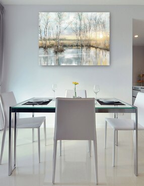 Cuadro decorativo Reflexiones tranquilas técnica mixta Cuadros Jr Lagos