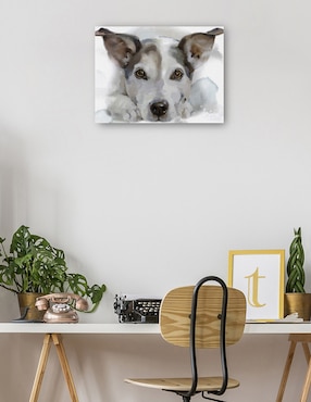 Cuadro decorativo Sabuesos de galería I técnica mixta Cuadros Jr Animales Domésticos