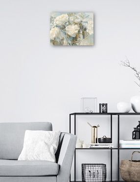 Cuadro decorativo Sabrina técnica mixta Cuadros Jr Arreglo Floral