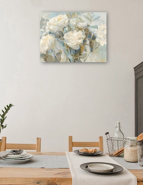 Cuadro decorativo Sabrina técnica mixta Cuadros Jr Arreglo Floral