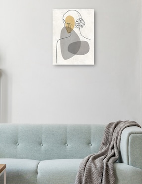 Cuadro decorativo técnica mixta Cuadros Jr Gente