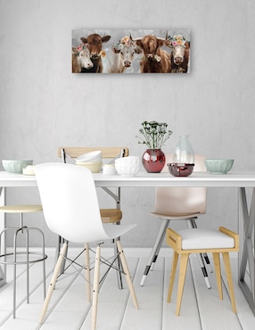 Cuadro decorativo Revisión de Moo técnica mixta Cuadros Jr Animales Domésticos