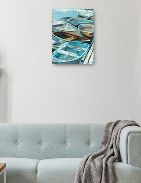 Cuadro decorativo Remo I técnica mixta Cuadros Jr Muelles