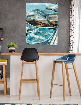 Cuadro decorativo Remo I técnica mixta Cuadros Jr Muelles