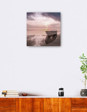 Cuadro decorativo Rubor de noche técnica mixta Cuadros Jr Lagos